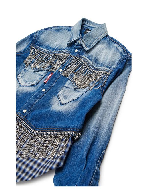 Camicia, bambina, logata. DSQUARED2 | DQ2835 D0ACGDQ01